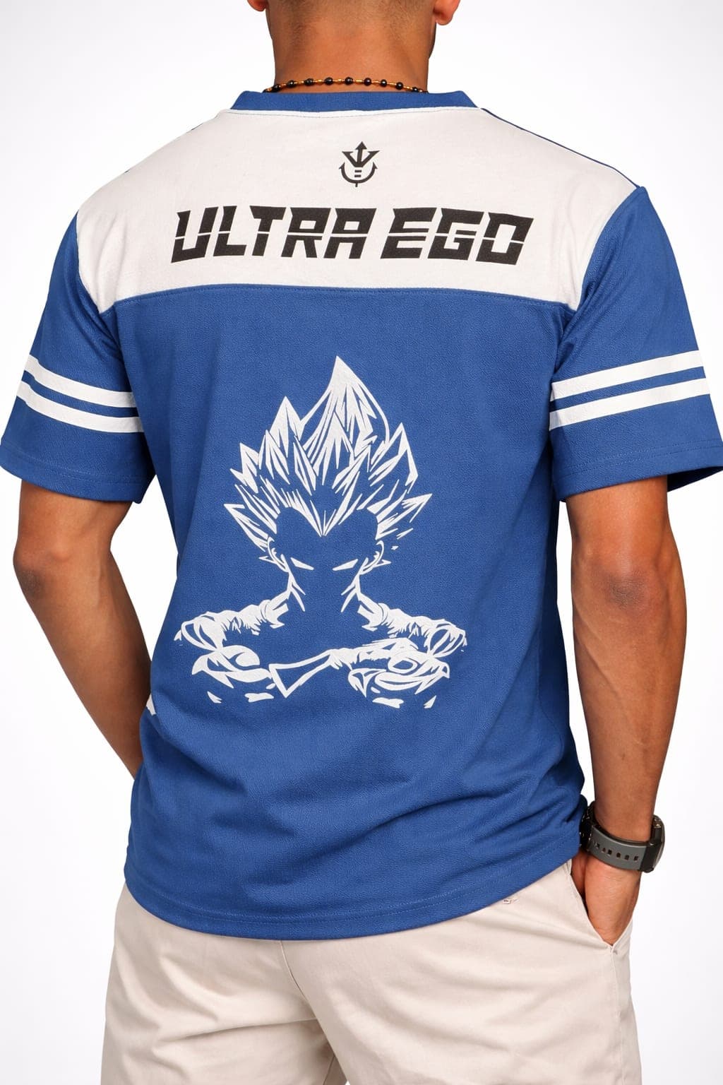 Premium Blue Cotton Half-Sleeve T-Shirt for Men